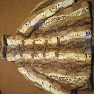 DENNIS BASSO FAUX FUR COAT SIZE 2X